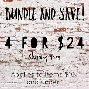 Add this to your bundle of 4 items $10 or under